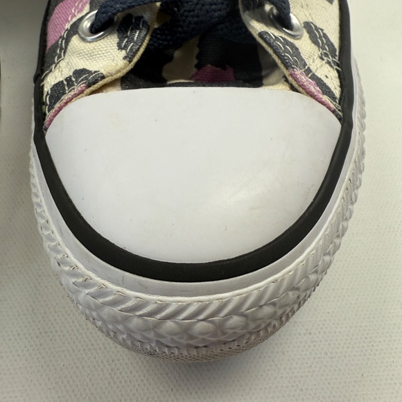 Converse All Star Chuck Taylor High Top Cheetah Pink Black Beige Womens Sz 8 - Picture 12 of 16